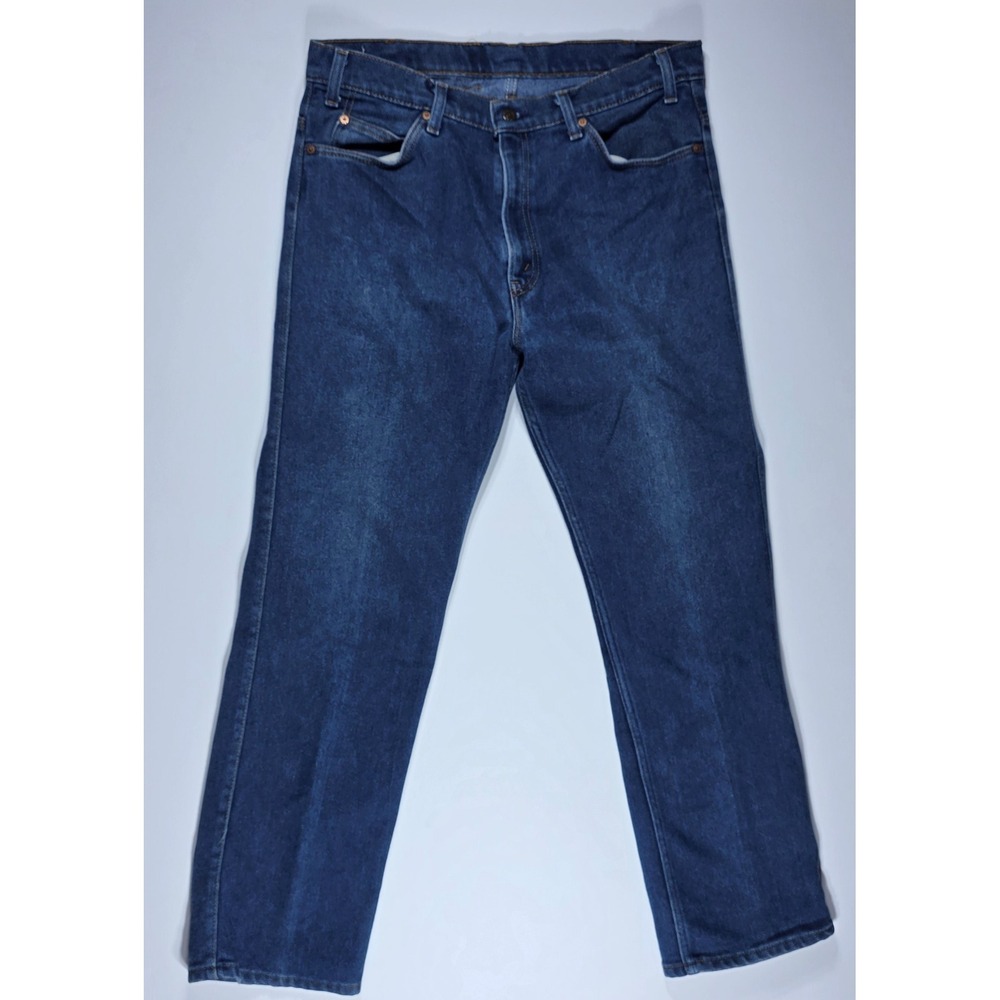Vintage Levis 509 Orange Tab Jeans Men's‎ 36x32 Dark Wash Straight Leg